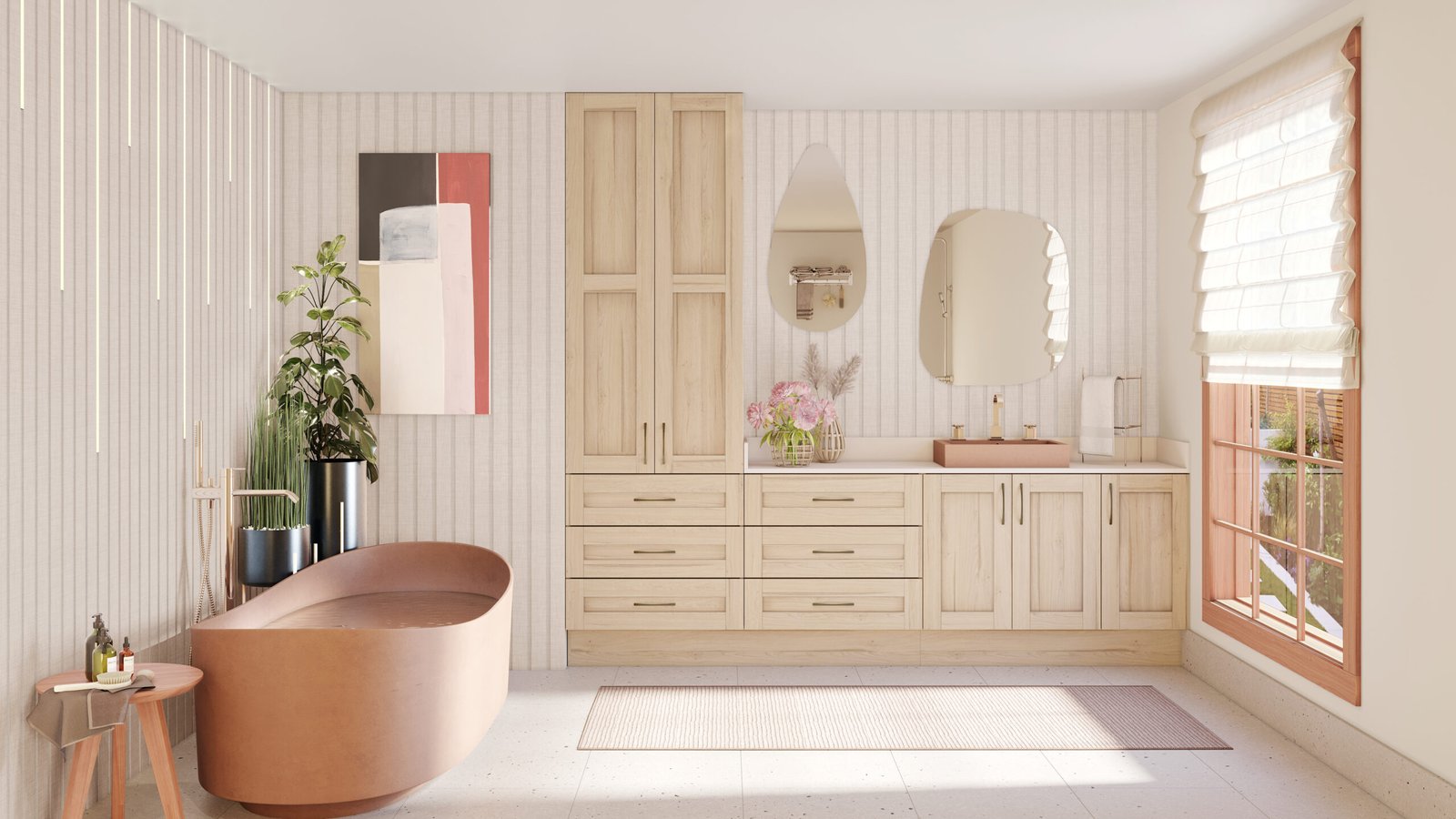 Banheiro Provencal Linho e Vero